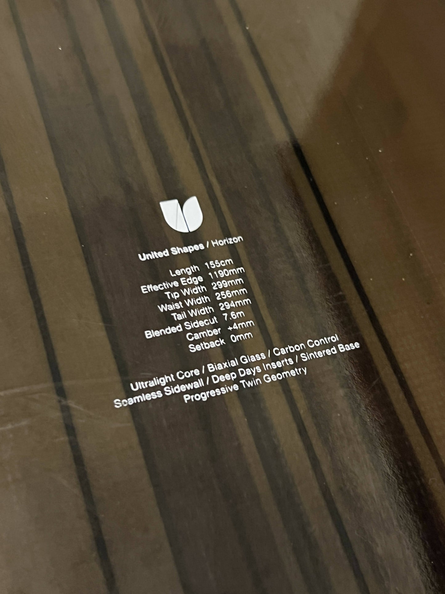 United Shapes "Horizon" Snowboard (155cm)