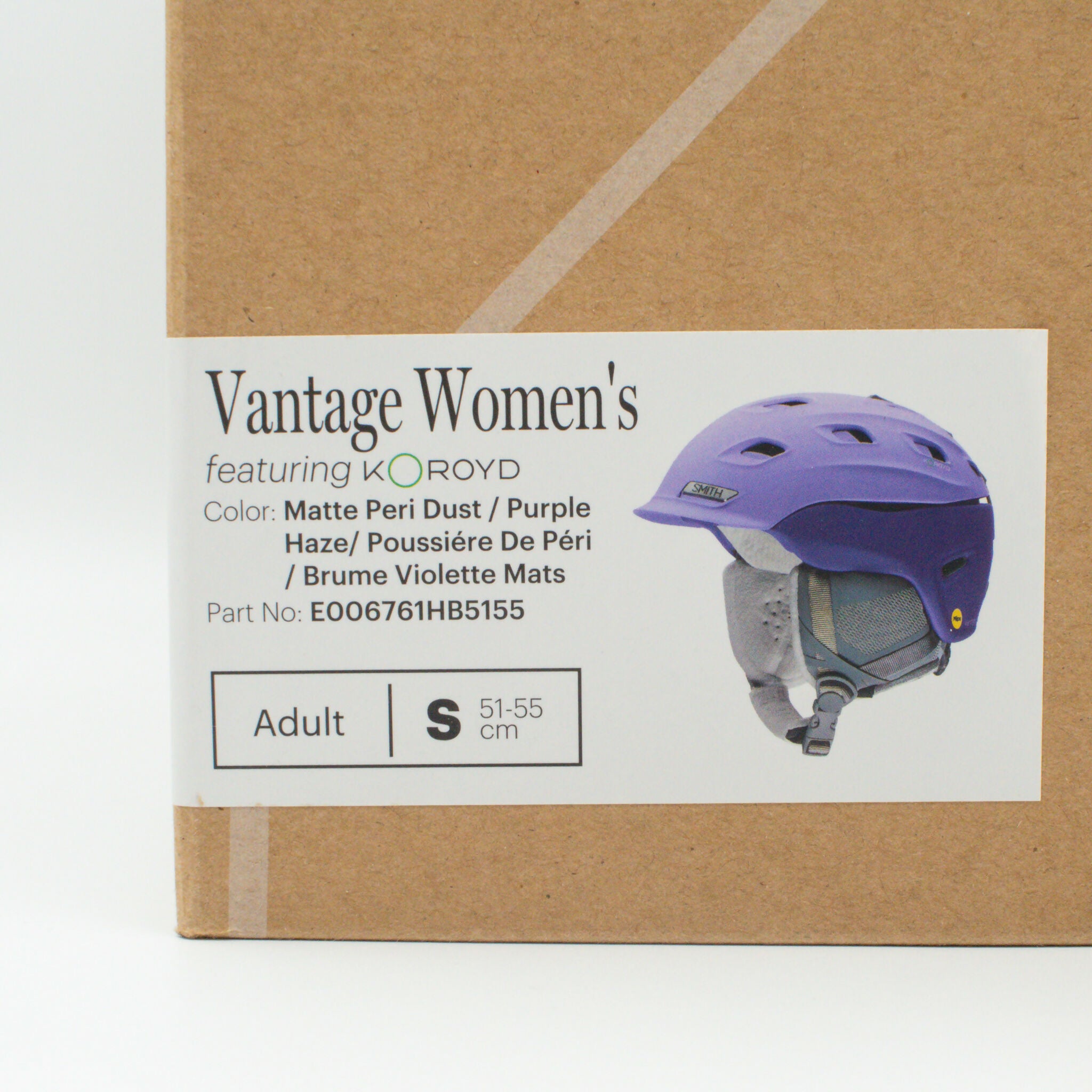 Smith Vantage Women's MIPS Snow Helmet Matte Peri Dust