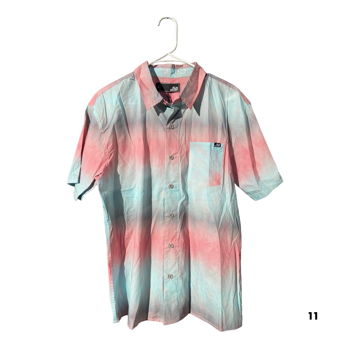 LOST New Mens Large Button-ups Dead Stock FREE SHIPPING