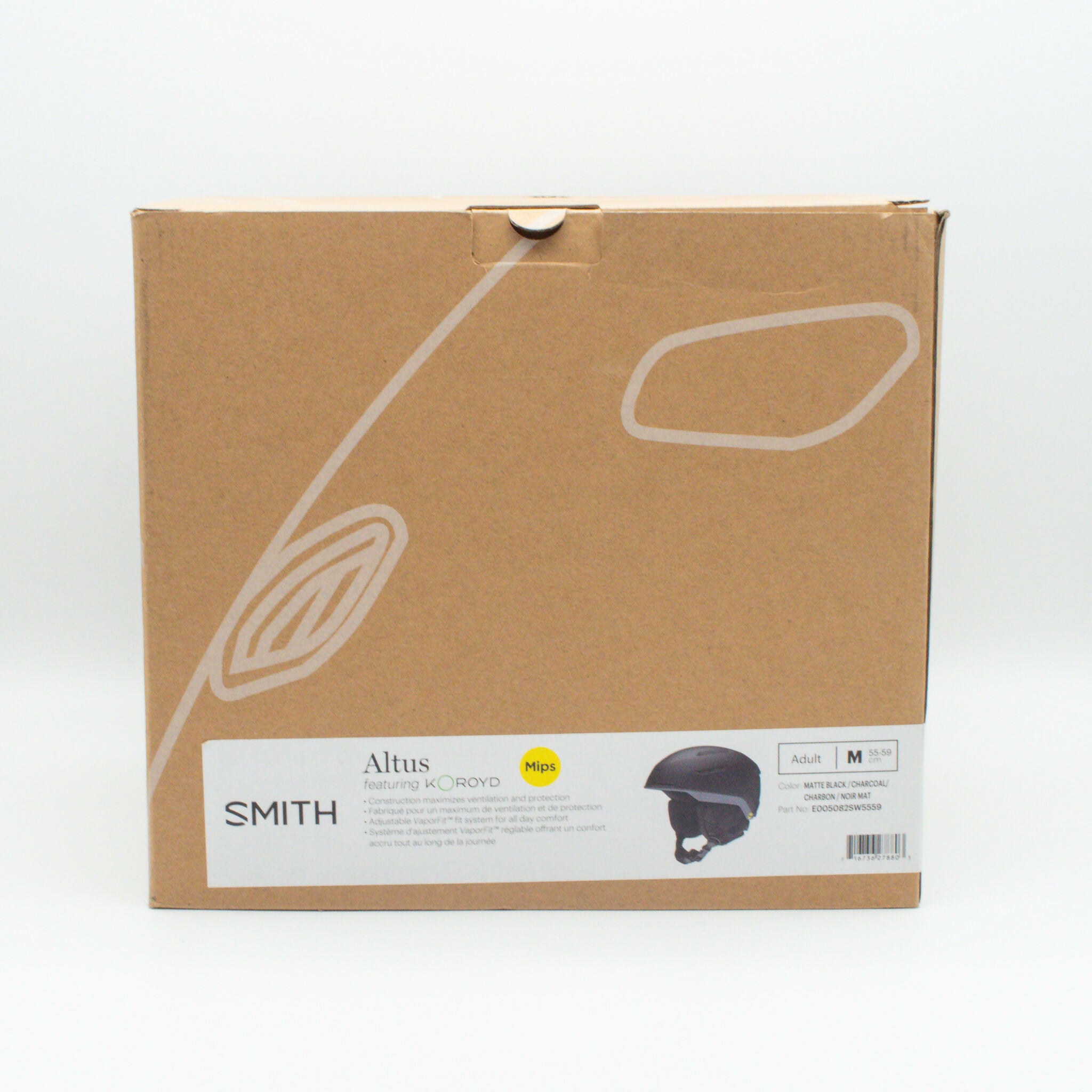 Smith Altus MIPS Snow Helmet Matte Black Adult Medium – Surf