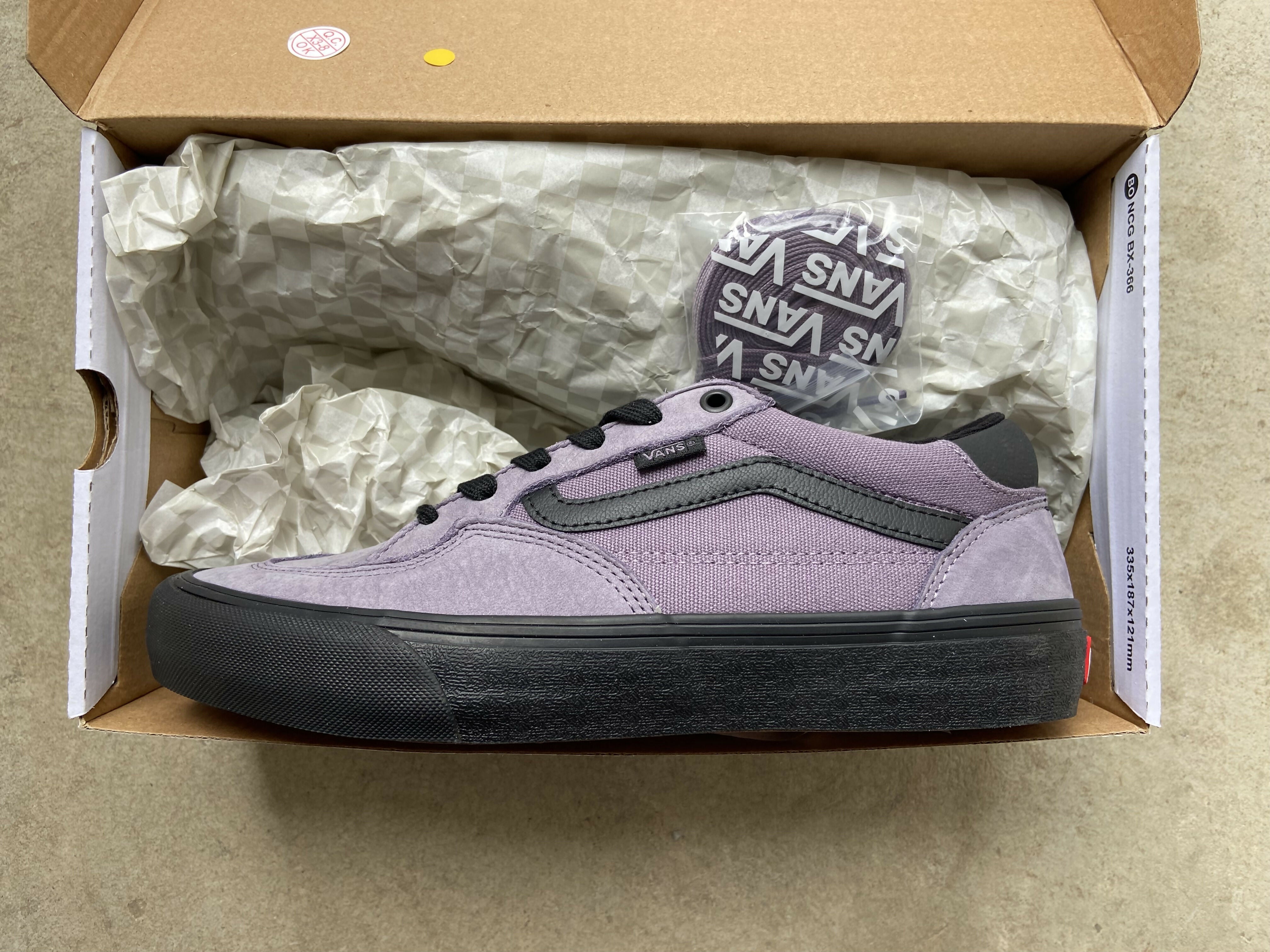 New Vans Rowan Purple Mens Shoes