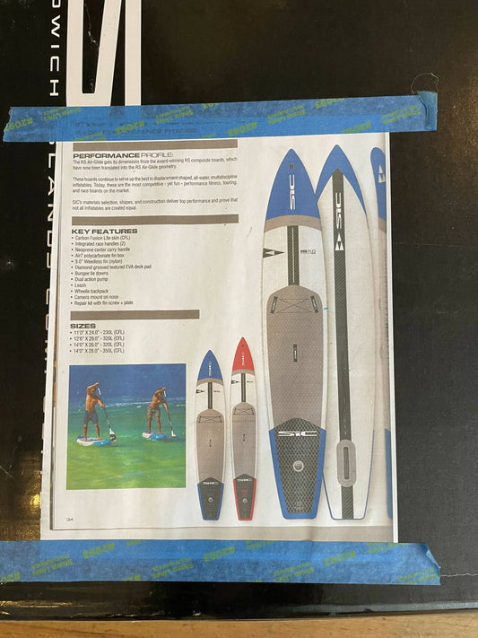 12'6" Air-Glide Inflatable SUP (NEW)