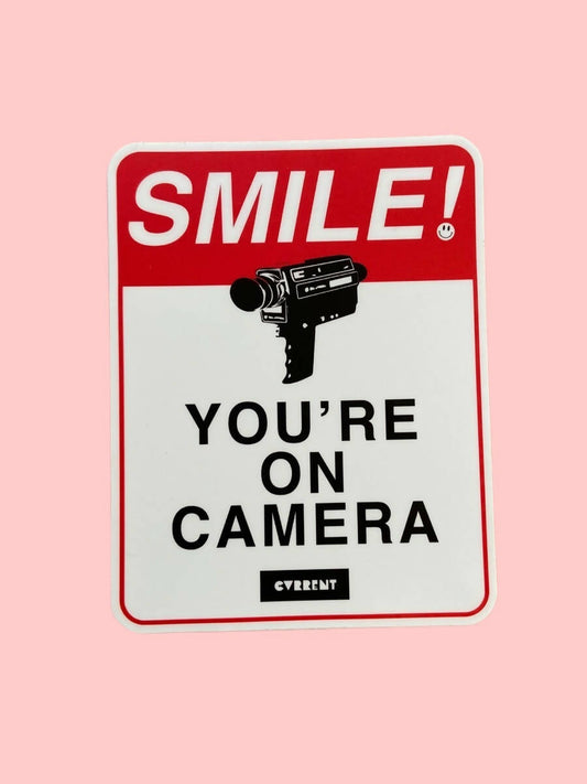 You're On Camera Sticker