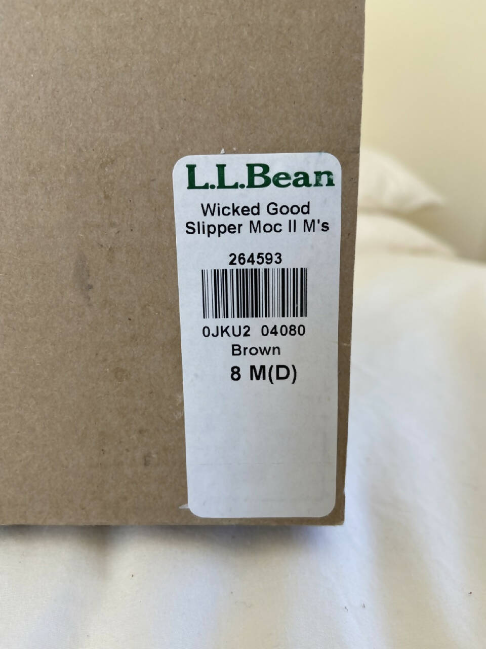 LL Bean Men's Wicked Good Moccasins Brand New