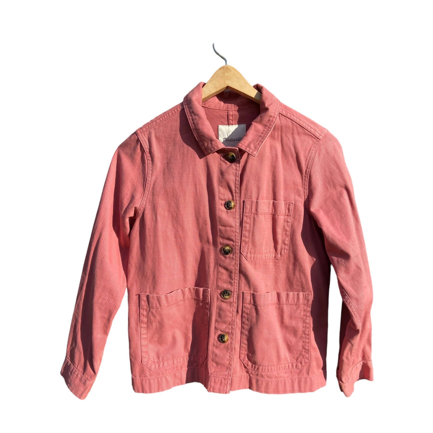 Madewell Women's Garment-Dyed Ashwood Chore Coat S
