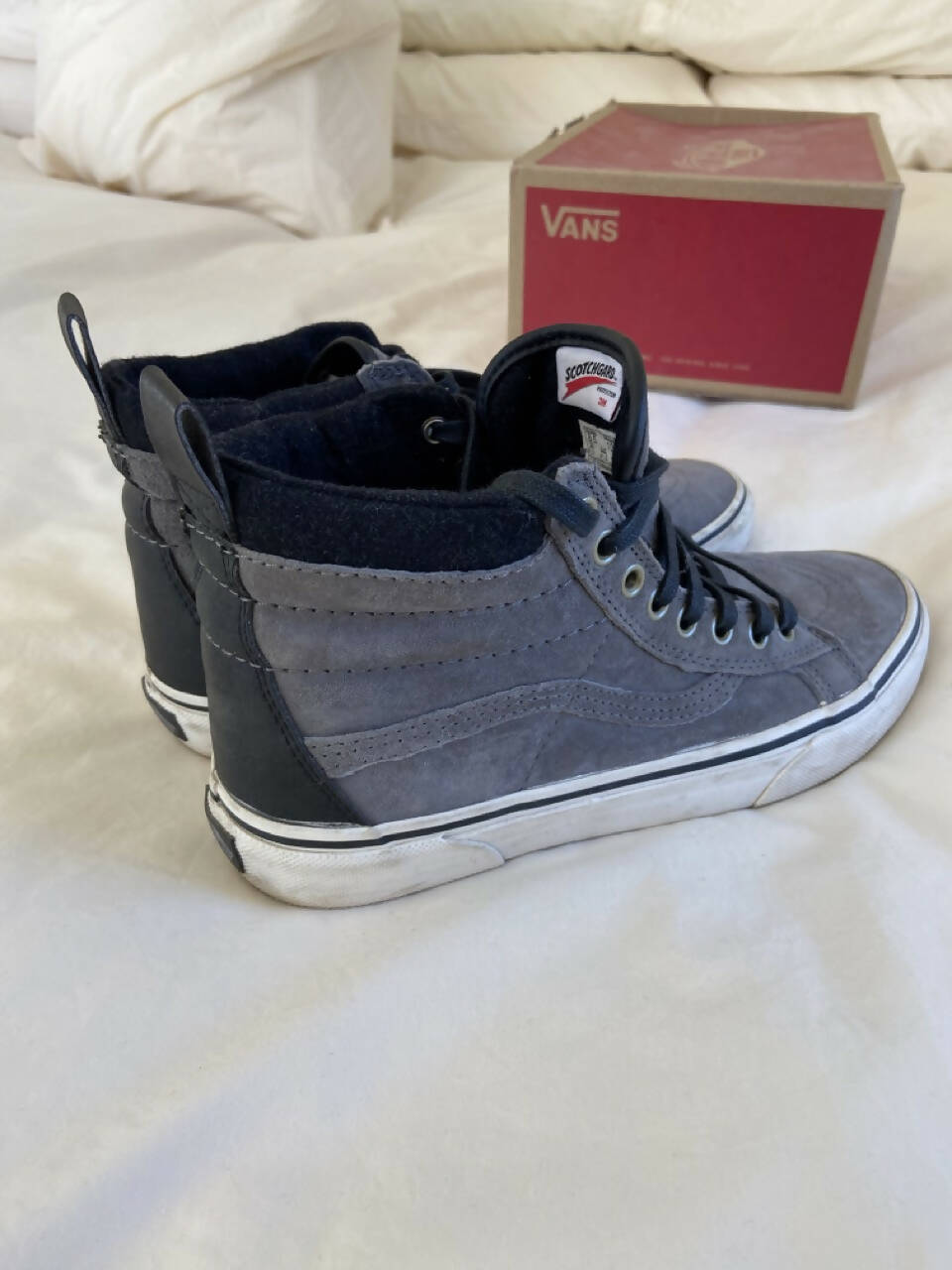 Vans sk8-hi mte (mte) pewter/ plaid sale