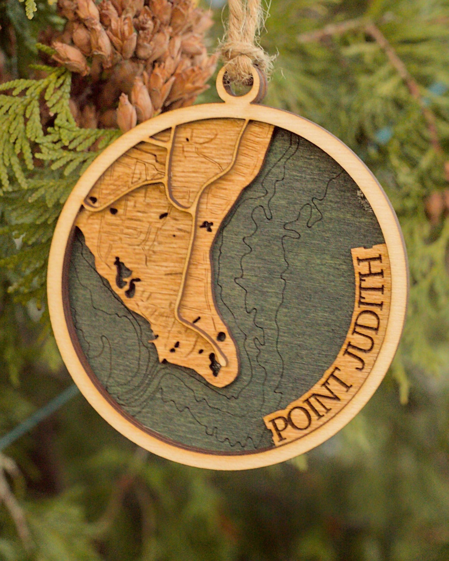 Point Judith - 3D Map Ornaments