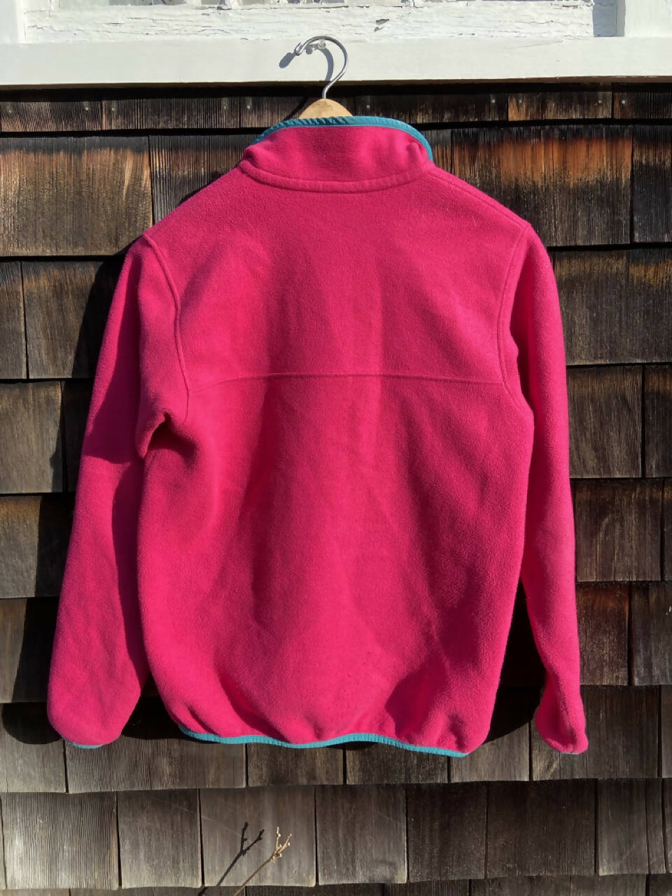 Patagonia Women's Synchilla Snap-T Fleece Pullover Sweater Raspberry Pink Size S